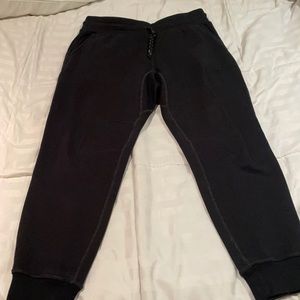 Mens black sweatpants
